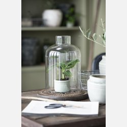 Skjuler mini Hilda krakeleret glasur aqua