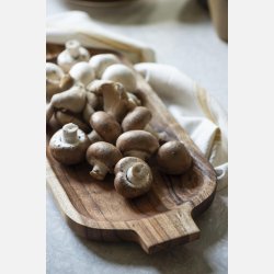 Serveringsfad olieret akacietr