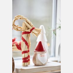 Julebuk m/ bnd, 21,5 cm