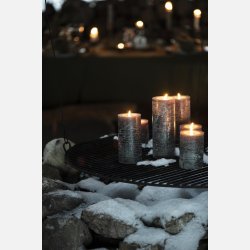 Rustik lys, gr/olivengrn stor