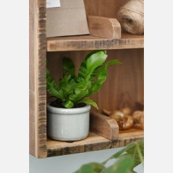 Skjuler mini Hilda krakeleret glasur aqua