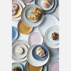 Middagstallerken Mynte French Grey