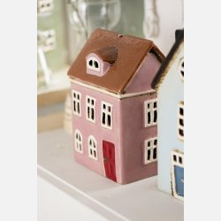 Hus t/fyrfadslys Nyhavn, lyserd buet kvist rd dr