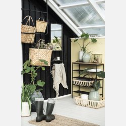 Vgspejl m/1 hylde og 2 stnger Brooklyn