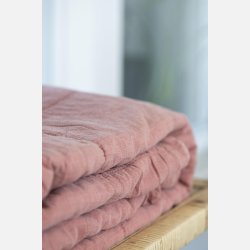 Vintage quilt faded rose