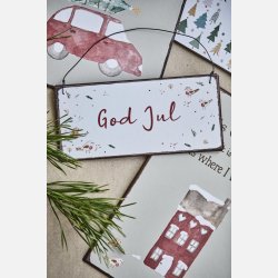 Metalskilt God Jul 23