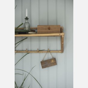 Hylde m/3 knager rattan