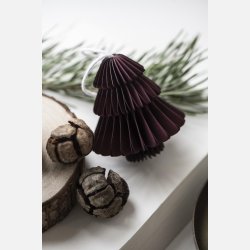 Julepynt t/ophng juletr foldet papir m/magnetlukning