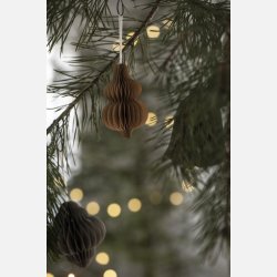 Julepynt t/ophng juvel foldet papir m/magnetlukning