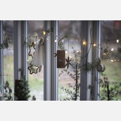 Lyskde m/20 snekrystaller indendrs