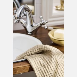 Klud Liseleje m/vaffelmnster beige