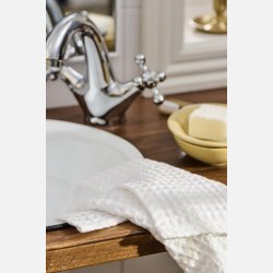 Klud Liseleje m/vaffelmnster hvid