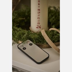 Kalenderlys 1-24 LED inkl. fjernbetjening, stillenat