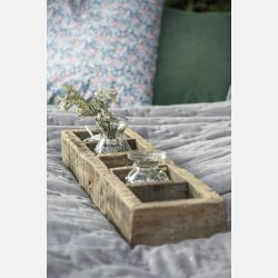 Blomst lille hvide/grnne nuancer