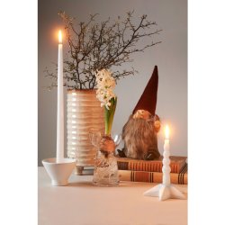 Twisted, Stearinlys m/lak, 2 stk. i ske, Vanilla Ice