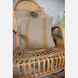 Pudebetrk i moonbeam med brun strib