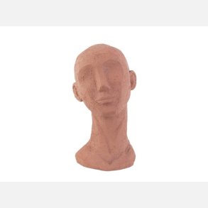 statue ansigt, stort i orange