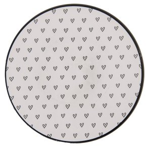 Clayre&Eef, fad med hjerte, h�rd plast