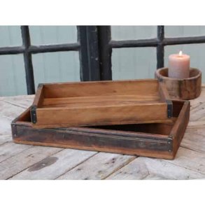 Trkasser  Unika  st af 2  Chic Antique