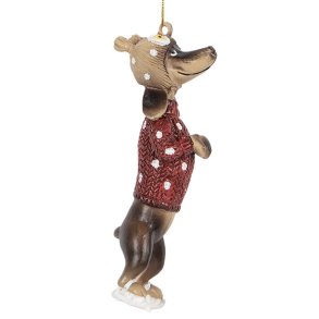 Juleophng, gravhund m rd trje