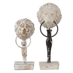 Clayre &amp; eff, s�t med 2 l�ve statue i tr�