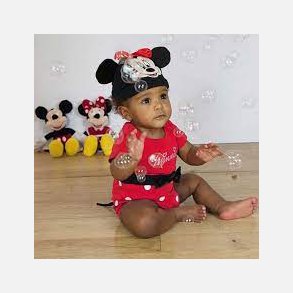 Minnie Mouse body og hat