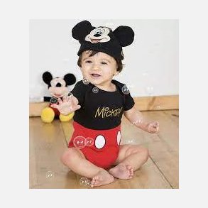 Mickey Mouse body og hat