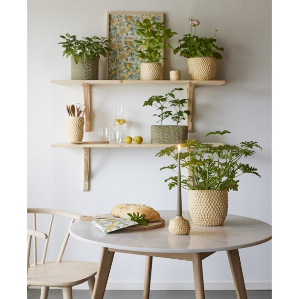 PASCAL Potte/vase gul