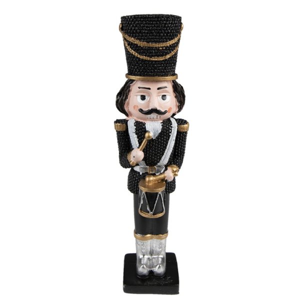 Clayre&Eff, N�ddekn�kker m/tromme, sort, 16 cm