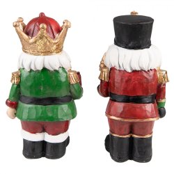 Clayre &amp; Eff, s�t n�ddekn�kker r�d/gr�n