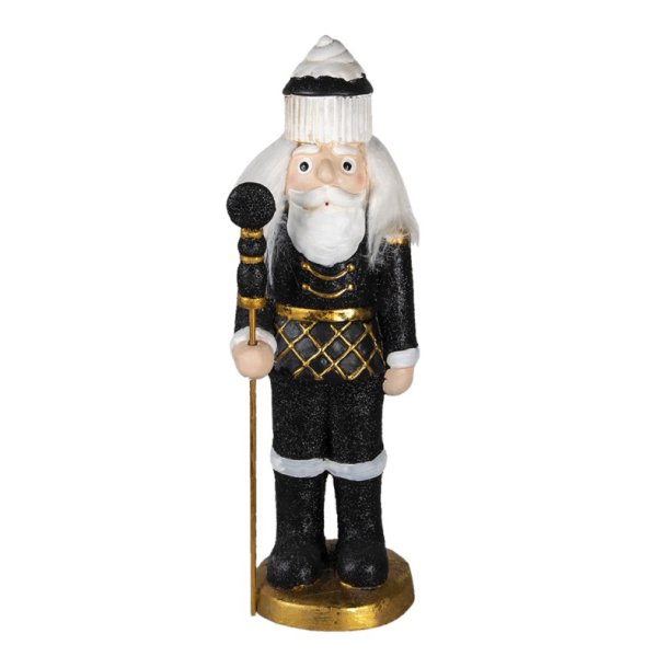 Clayre&Eff, N�ddekn�kker sort m. kage p� hovedet, 50 cm