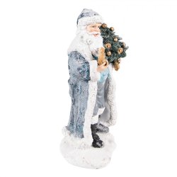 Clayree&Eef, julemand m bl� tr�je og juletr�