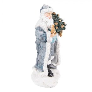 Clayree&Eef, julemand m bl� tr�je og juletr�