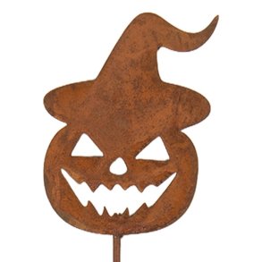 Clayre&eff, halloween ansigt p� spyd, rust
