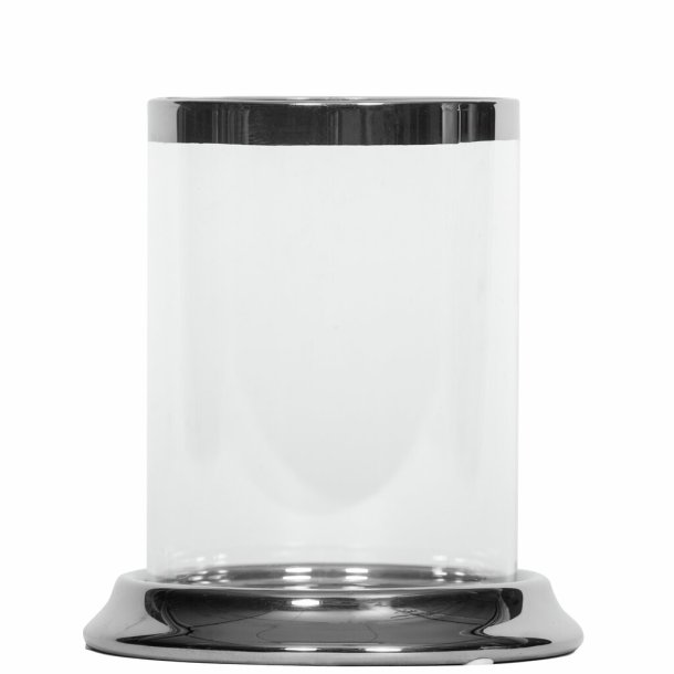 Rita lyslygte i glas og keramik, slv