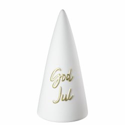 Juletr i hvid, m tekst god jul