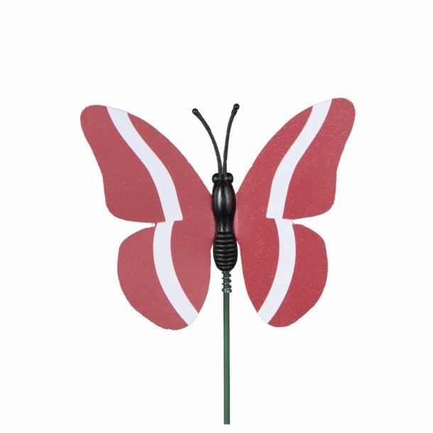 Sommerfugl p� stick Danmark