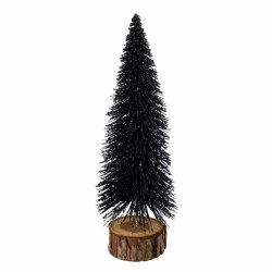 Juletr� p� tr�fod sort