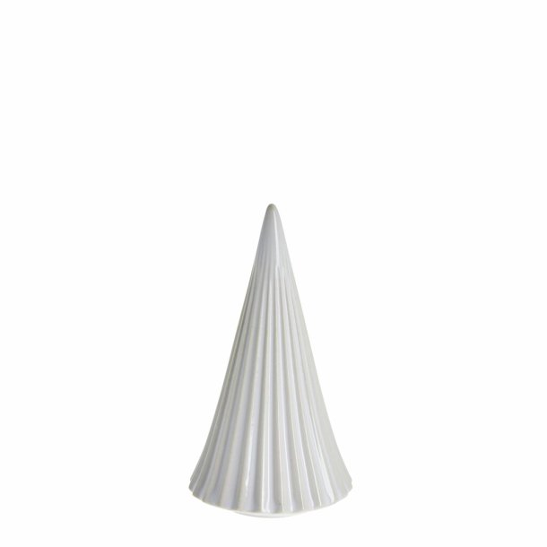 Lene Bjerre, Mythel decoration tr� 6.1X6.1X11.9 cm. hvid