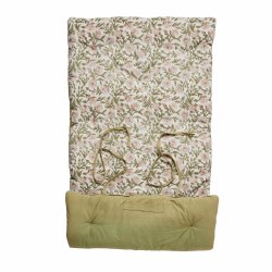 Lene Bjerre, Ivy madras 180X cm, Sage green/Rose
