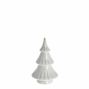 Lene Bjerre, Mythel decoration tr�, 6.2X6.2X10.8 cm. hvid