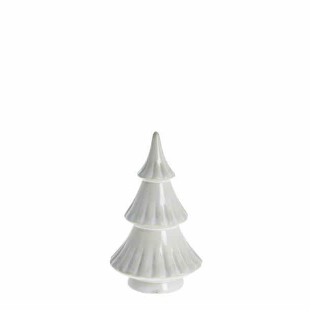Lene Bjerre, Mythel decoration tr�, 6.2X6.2X10.8 cm. hvid
