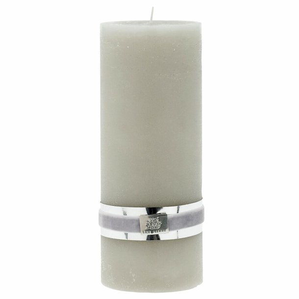 Lene Bjerre rustik lys �7,5x20cm s�lvgr�