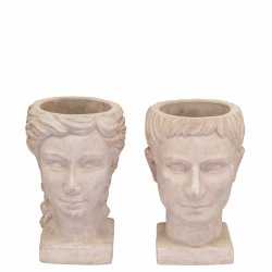 Face Pot Terracotta 