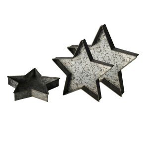Lauring, Gala stjerne bakker S�t/3 Zink L21-33 W19,5-32 H3-4