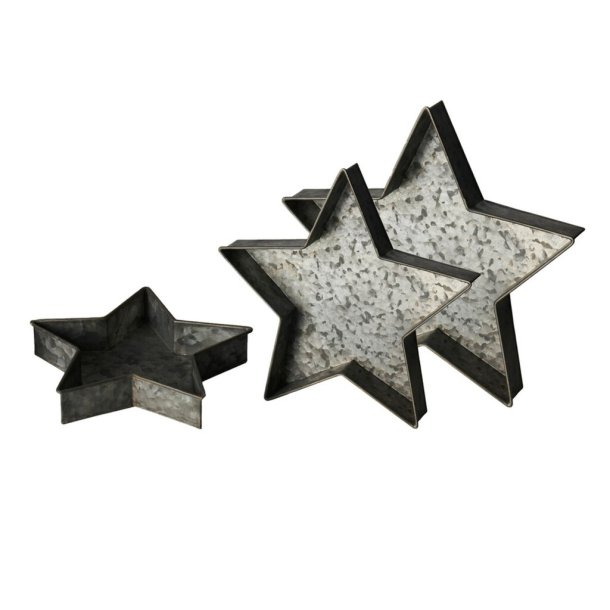 Lauring, Gala stjerne bakker S�t/3 Zink L21-33 W19,5-32 H3-4