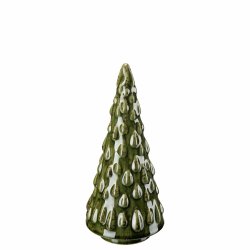 Edelwiess, Juletr� D12,8 H28,3 cm skovgr�n