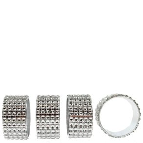 Servietring, slvplast, 4 stk i ske