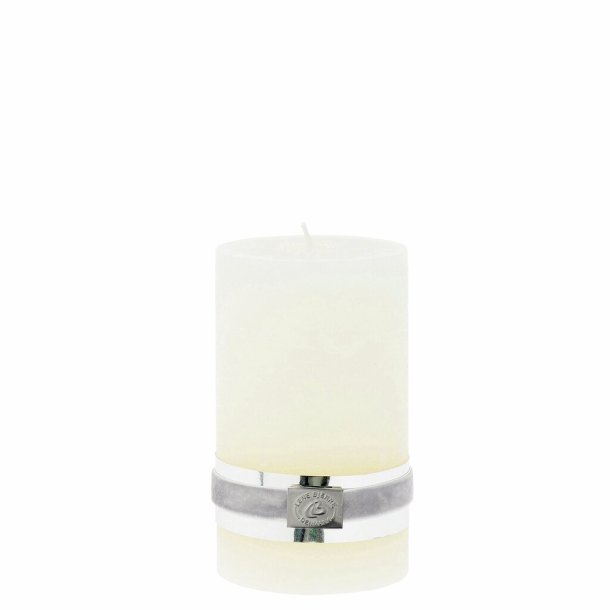 Lene Bjerre, rustik stearinlys,12 cm, off white