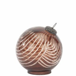 Matera julekugle, brun